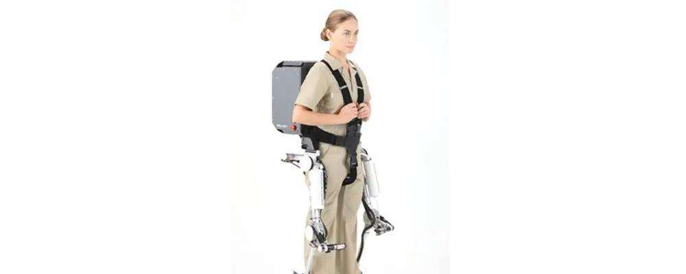 Panasonic has created motor-assisted power suits to allow people to carry heavy luggage with ease at the Games venues