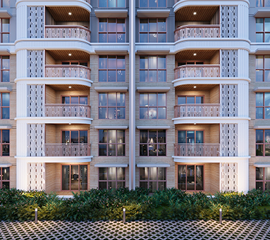 Lodha Corinthia, LBS Marg - Residential Project in Bhandup with Art Deco Architecture