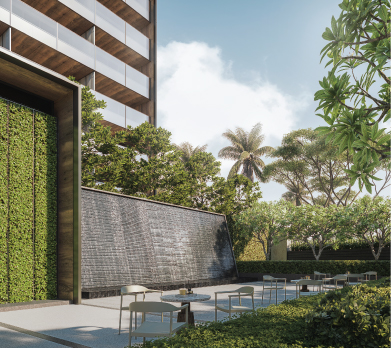 Lodha Sirius, Juhu – Landscaped Courtyard Lodha Sirius – Commercial Property in Juhu with Landscaped Courtyard